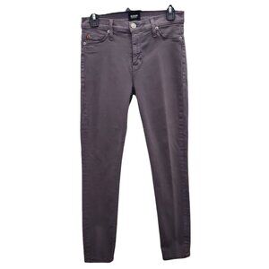Hudson‎ Midrise Nico Super Skinny Women's Gray Color Stretch Denim Jeans USA 27